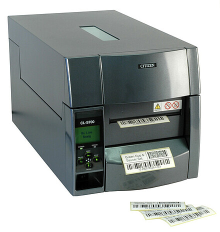 Citizen drukarka etykiet Printer CL-S700 z odciętymi etykietami 2